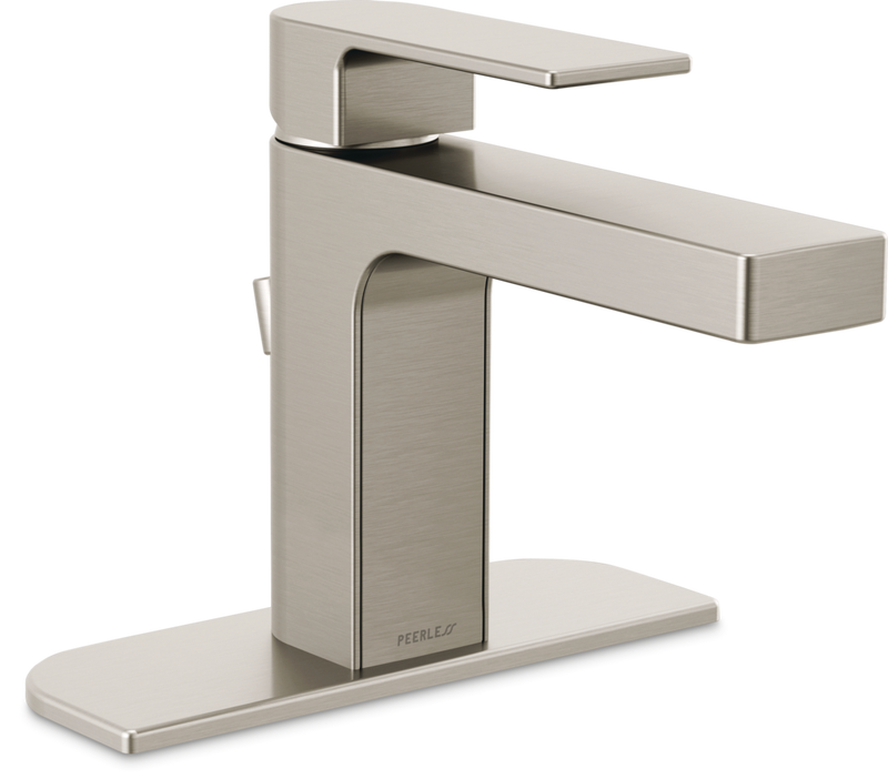 Xander Single Handle Rigid Spout Single Hole Bathroom Sink Faucet WaterSense Certified, Brushed Nickel Y4