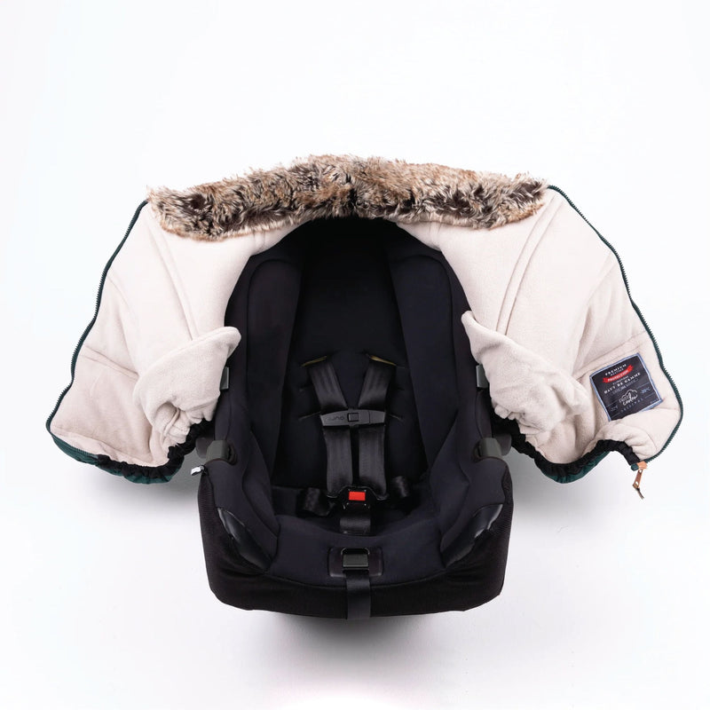 Winter Baby Car Seat Cover, Sherpa Collection (-30°C to 5°C), Jasper W1
