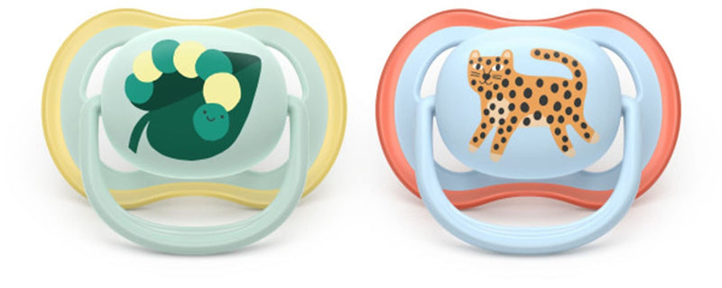 Ultra Aair Caterpillar Pacifier for 0-6M, 2-pk Z9