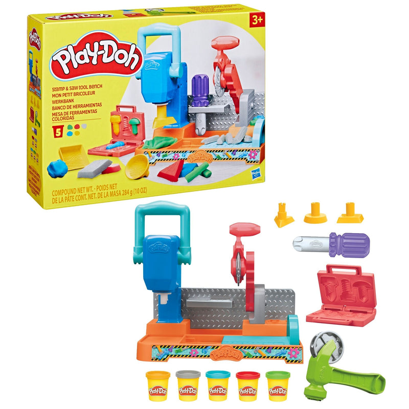 Stamp & Saw Tool Bench Playset, Ages 3+ P7