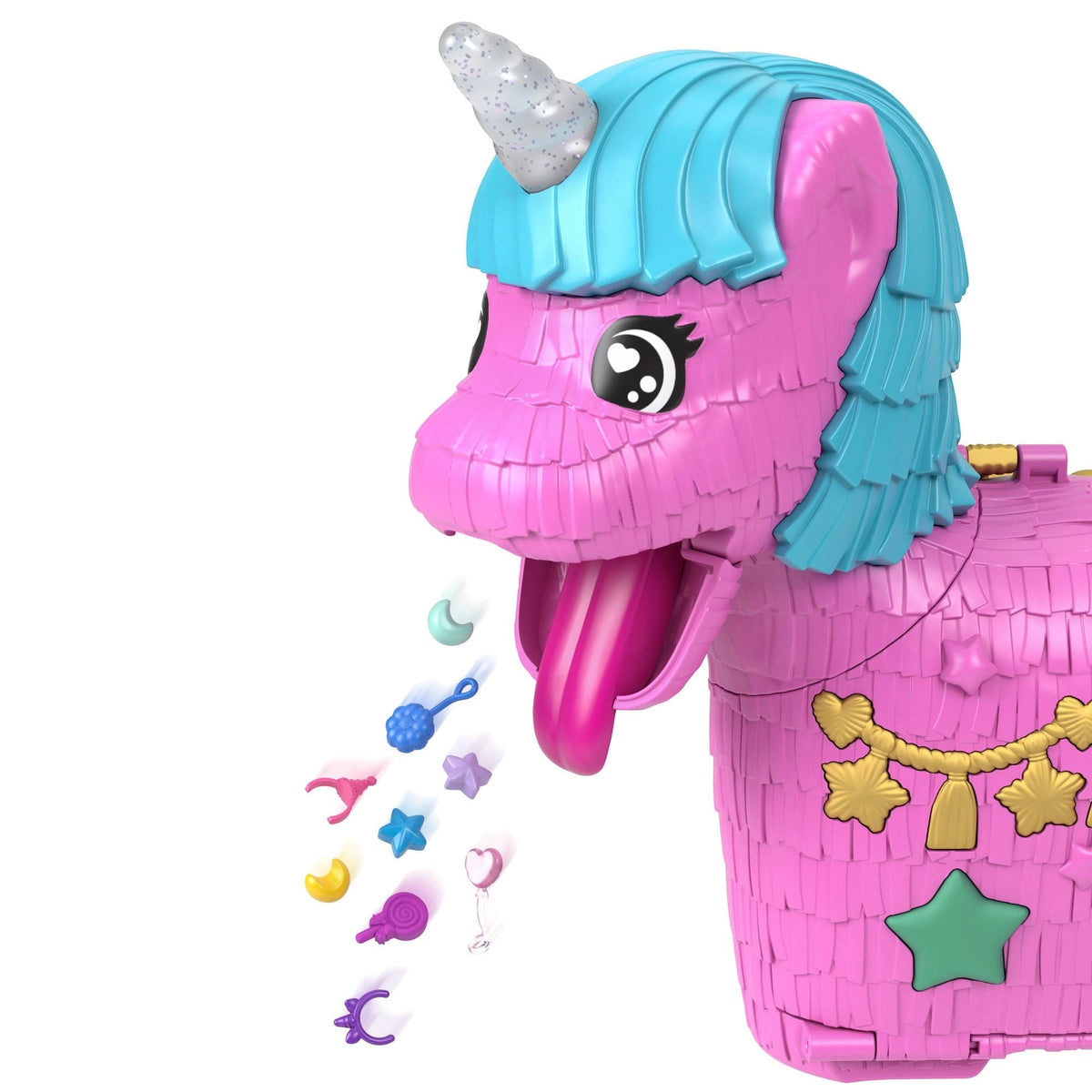 35th Celebration Unicorn Partyland Playset, Includes 2 Micro Dolls, Pets & 25+ Surprise Accessories, Kids Ages 3+