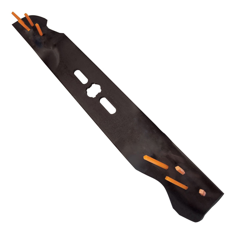 Power Rake Universal 6-in-1 Replacement Lawn Mower Blade, 19-in/20-in, Removable Tines P7