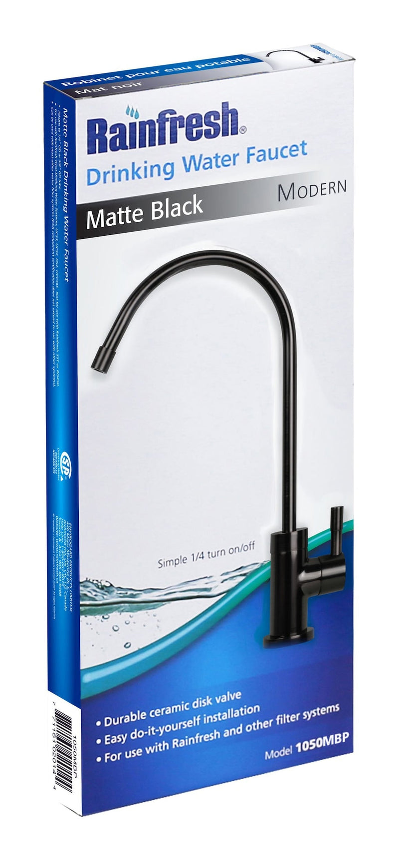 1050MBPDrinking Water Faucet, Matte Black R1