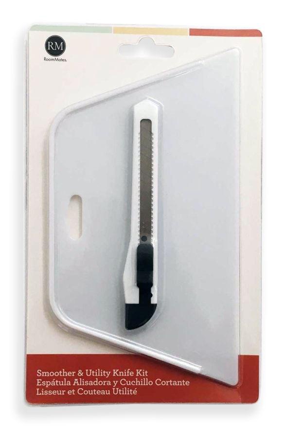 Wallpaper Smoother and Knife Kit, White K0