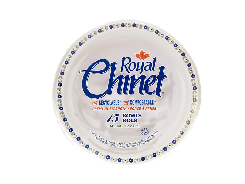 Disposable Paper Bowls, 11.5-oz, 15-pk U1