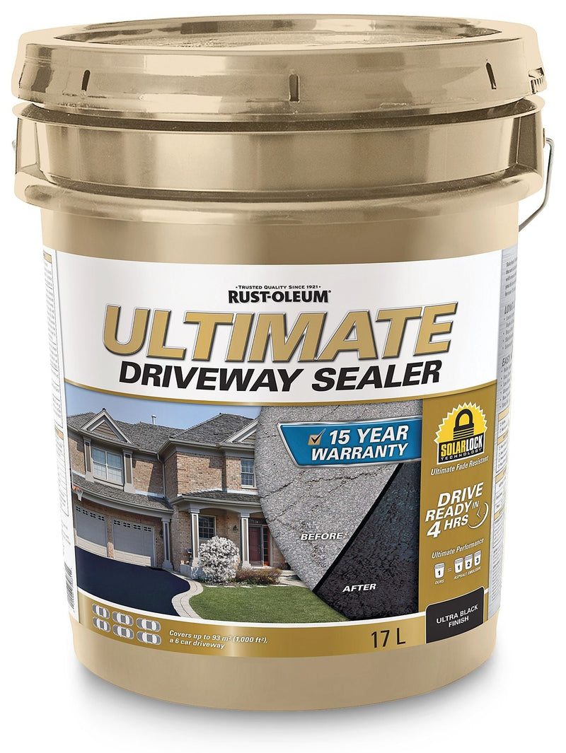 15-Year Ultimate Asphalt Driveway Sealer, 1000 sq. ft Coverage, Ultra Black, 17-L Z0