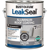LeakSeal Aluminum Roof Coating, Reflective, Rust Proof & Waterproof Sealant, 3.78-L