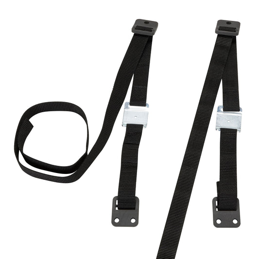 Child-Proofing TV & Furniture Safety Straps, Black