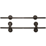 Monkey Bars Aluminum Roof Cross-Bar System, Powder Coated Black, 60-in