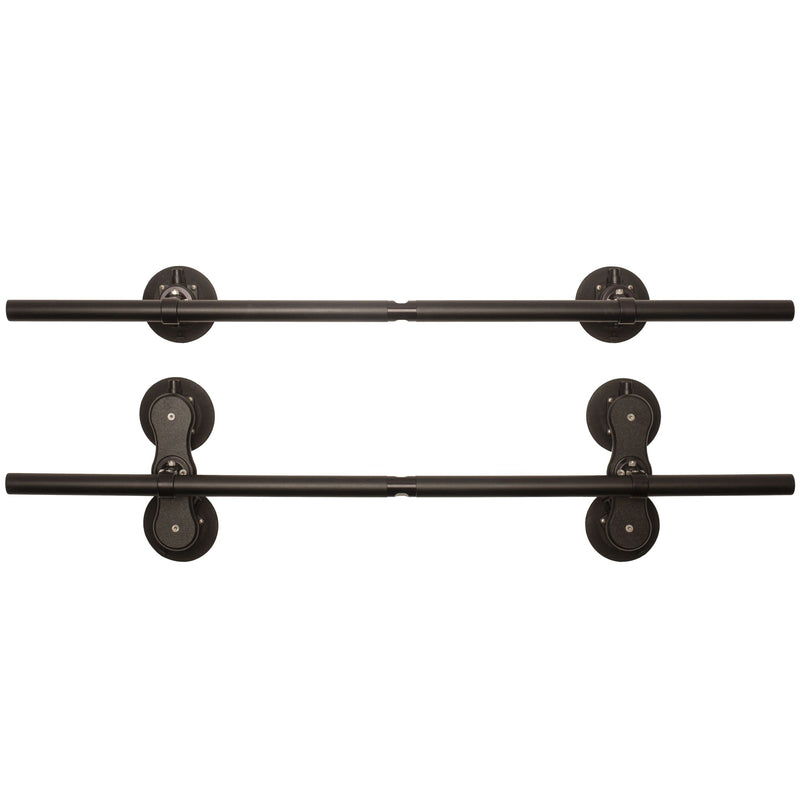 Monkey Bars Aluminum Roof Cross-Bar System, Powder Coated Black, 60-in V7