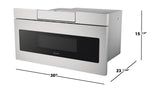 Microwave Drawer Oven with Hidden Control Panel, 30-in