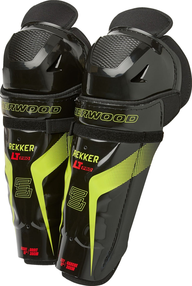 Rekker LT Pro Hockey Shin Guards, Senior, Assorted Sizes Q5