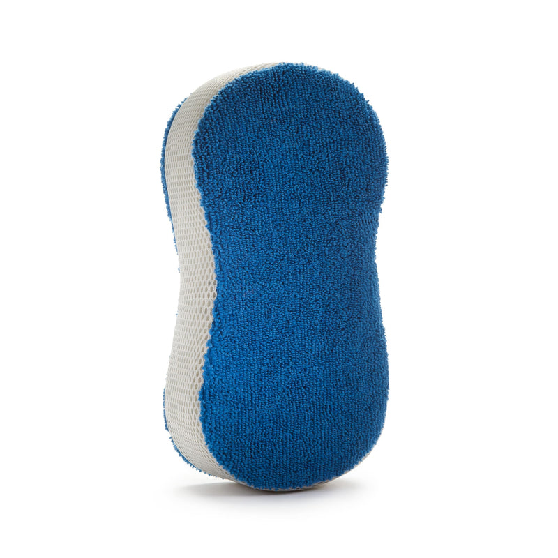 2-in-1 Microfibre Wash Sponge, Blue, 1-pc C2