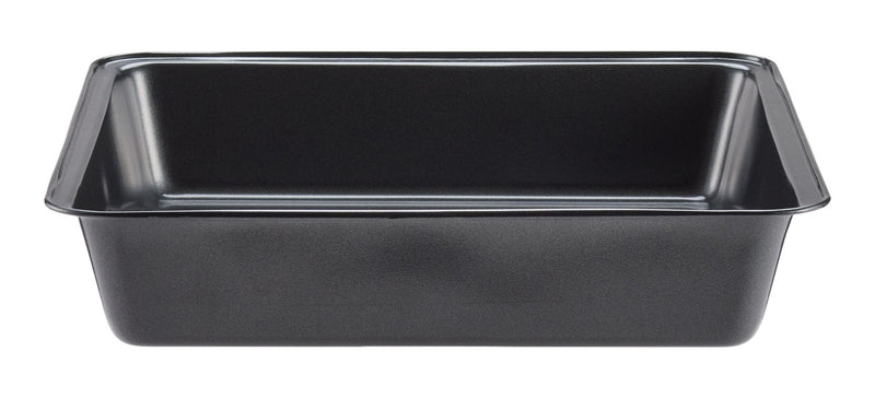 Dark Grey Non-Stick Carbon Steel Square Pan, 9-in B0