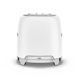 50's Retro Style Wide Slot Pop Up Electric Toaster with 6 Settings, 2-Slice, Matte White