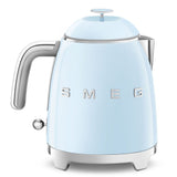 Retro Style Electric Mini Kettle with Cordless Base, Light Blue, 0.8-L
