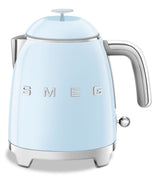 Retro Style Electric Mini Kettle with Cordless Base, Light Blue, 0.8-L