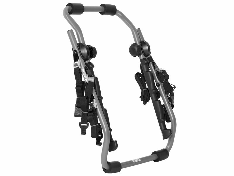 SR3162 Back-Up 3-Bike Trunk Mount Bike Rack with 6 Adjustable Straps, Granite Grey R0