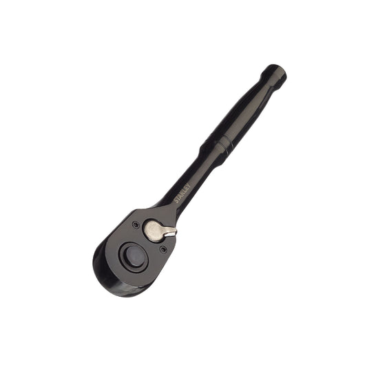 Professional Grade 3/8-in Drive Ratchet, Black Chrome