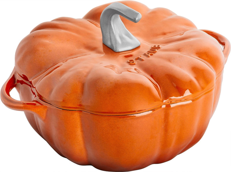 3.5-qt Cinnamon-Coloured Cast Iron Pumpkin Cocotte O3