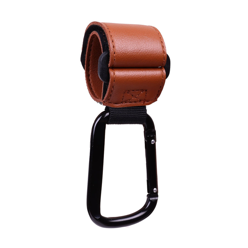Leather Aluminum Stroller Hook E0
