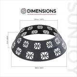 Shelton Fire Ring, Black