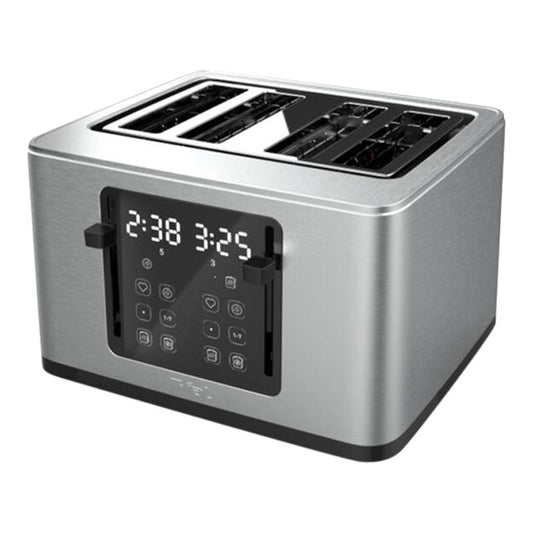 4-Slice Stainless Steel Digital Toaster, Extra wide slots, 7 Browning levels