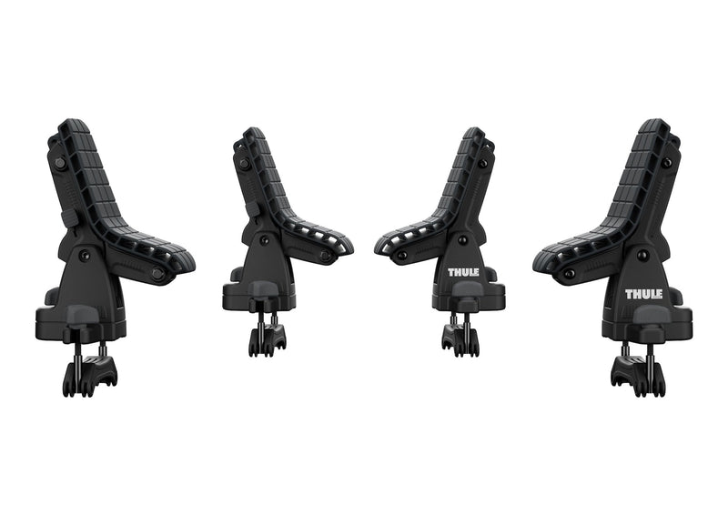 DockGrip Black Horizontal Kayak Rack with Protective Pads U1