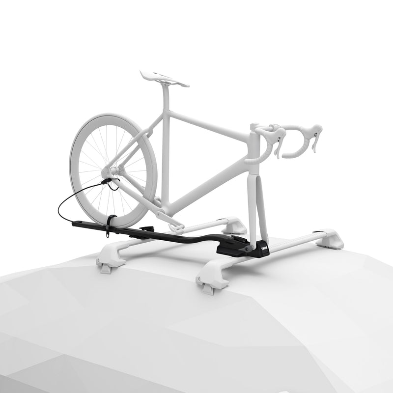 FastRide Black Lockable Fork Mount Roof Bike Rack E9