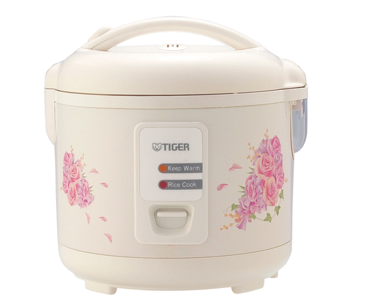 Non-Stick Rice Cooker & Steamer, White, 5.5 Cups
