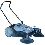 Commercial Push Sweeper & Hard Floor Cleaner, 38-in
