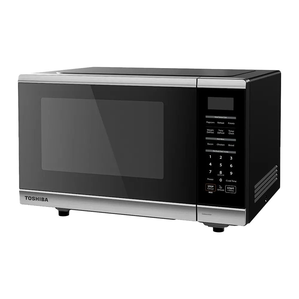Countertop Microwave, 1100 W, Stainless Steel Smart Sensor, 1.3-cu-ft