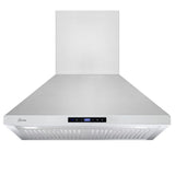 Dakota Pro Wall-Mounted Range Hood, Stainless Steel, 30-in