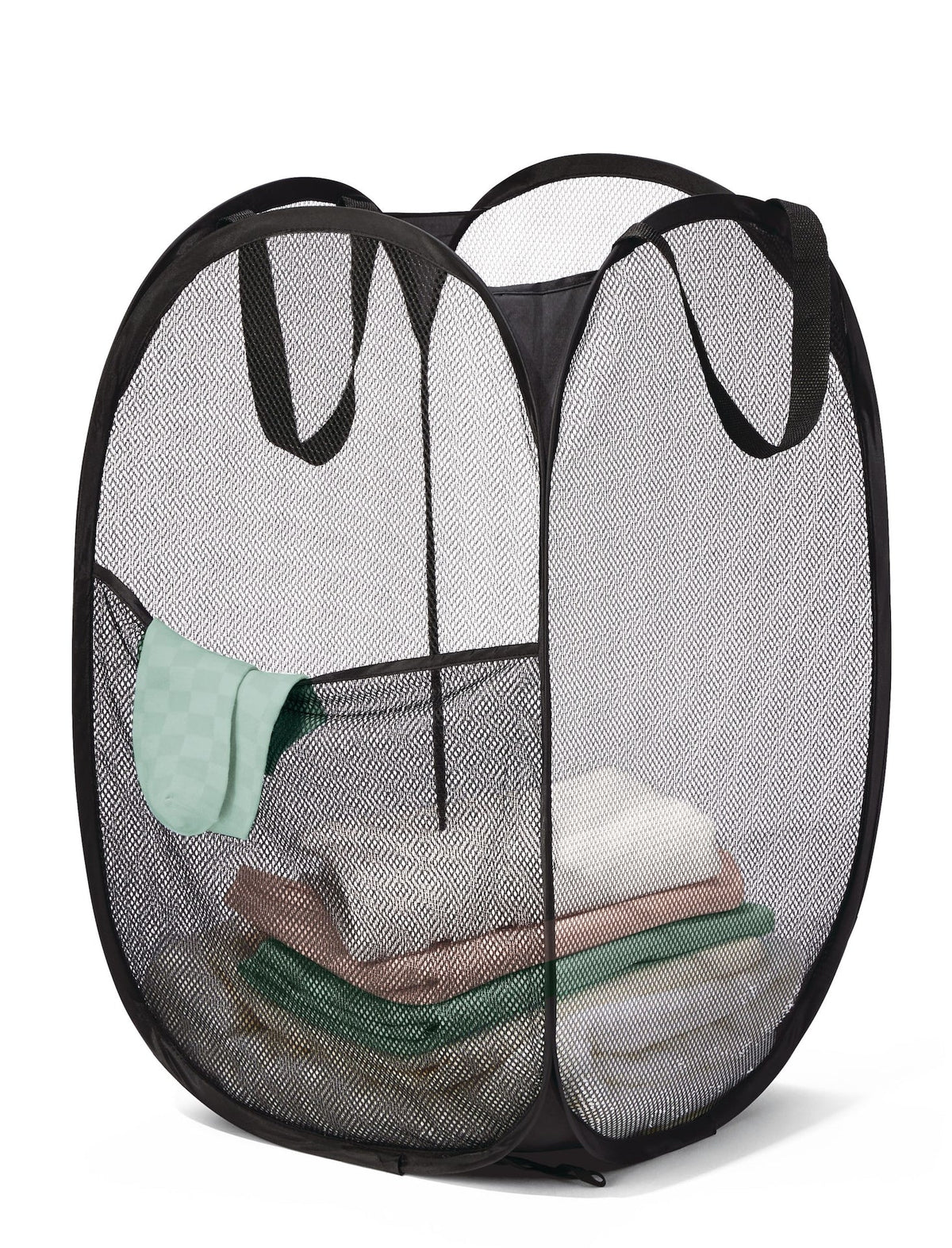 Alpha Pop-Up Laundry Hamper, Black