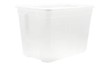 Clear Tote, 72-L, 2-pk