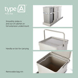 Double Pull-Out Storage Bin