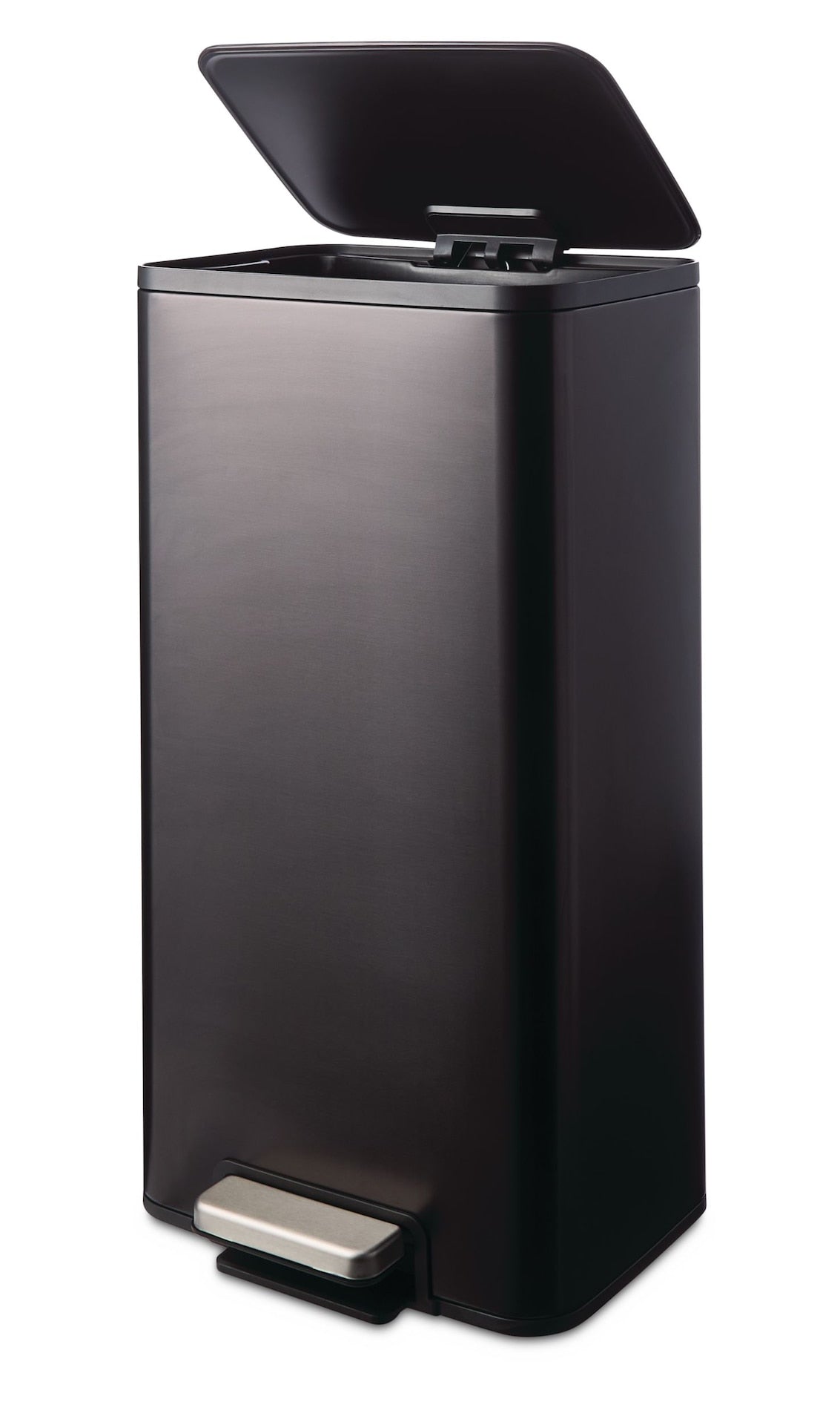 Wide Stainless Steel Step Trash/Garbage Bin, 30-L
