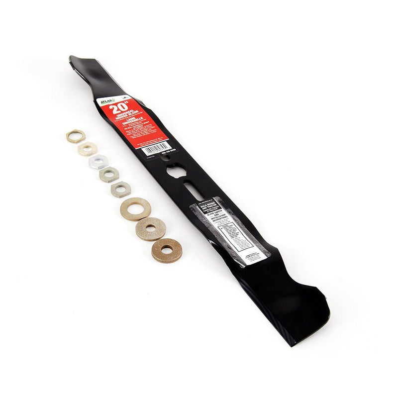 Universal Lawn Mower Replacement Mulching Blade, 20-in, Black U5