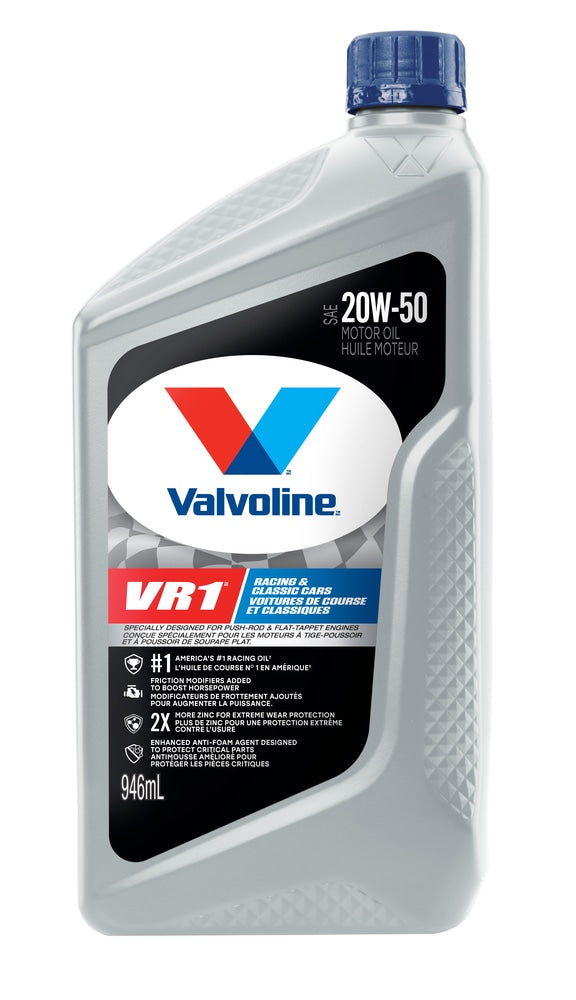 VR1 20W-50 4-Cycle Racing Oil, 1-L Y1