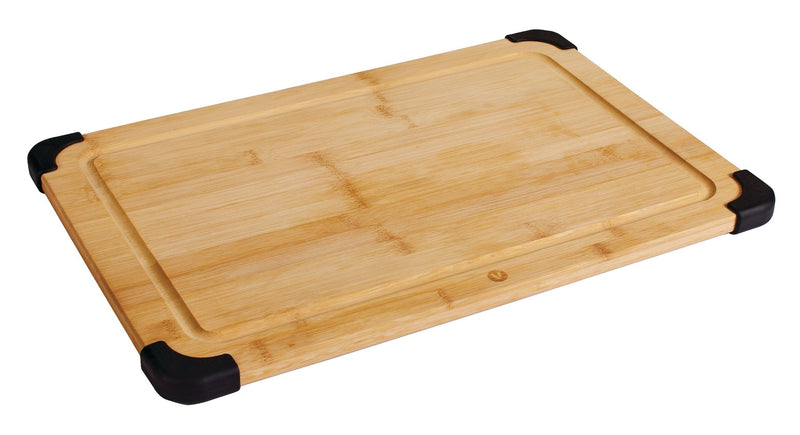 Bamboo Cutting Board, Non-Slip, 12-in x 18-in K6