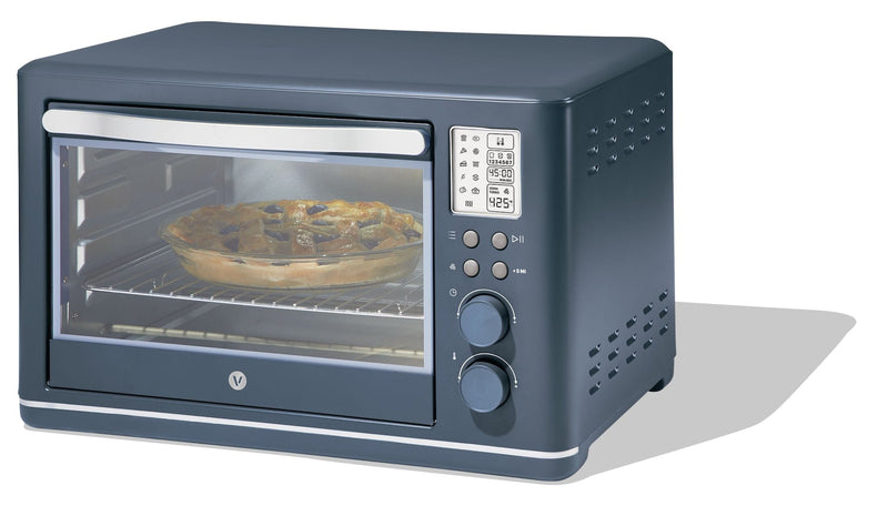 Digital Multi-Functional Air Fryer Toaster Oven with 11 Pre-Set Functions, Bluefin, 6-Slices M0