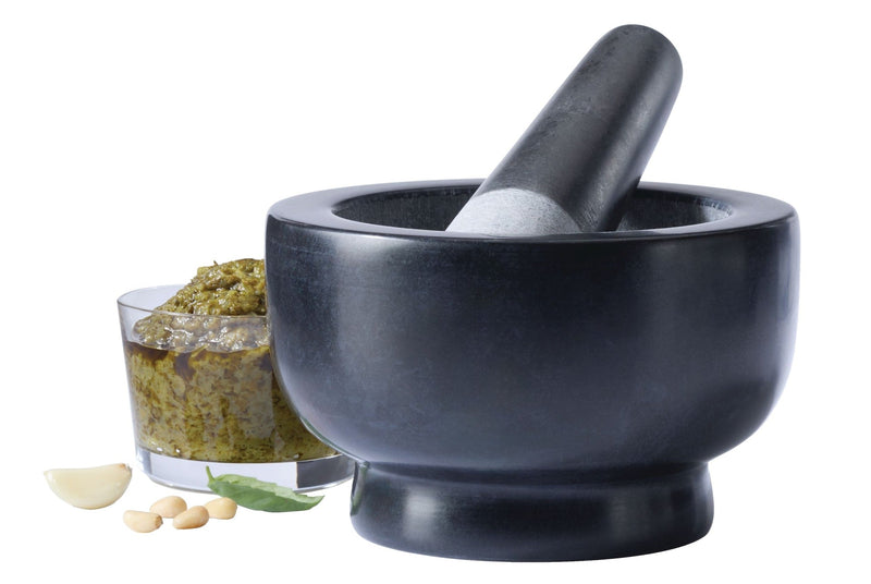 Granite Mortar & Pestle, Black Y0
