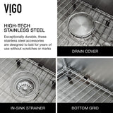 Oxford 1-Bowl Stainless Steel Apron Front Farmhouse Kitchen Sink with Accessories, 30-in