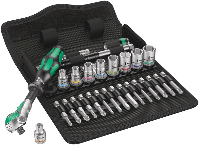 1/4-in Drive Socket Set, SAE, 28-pc F4