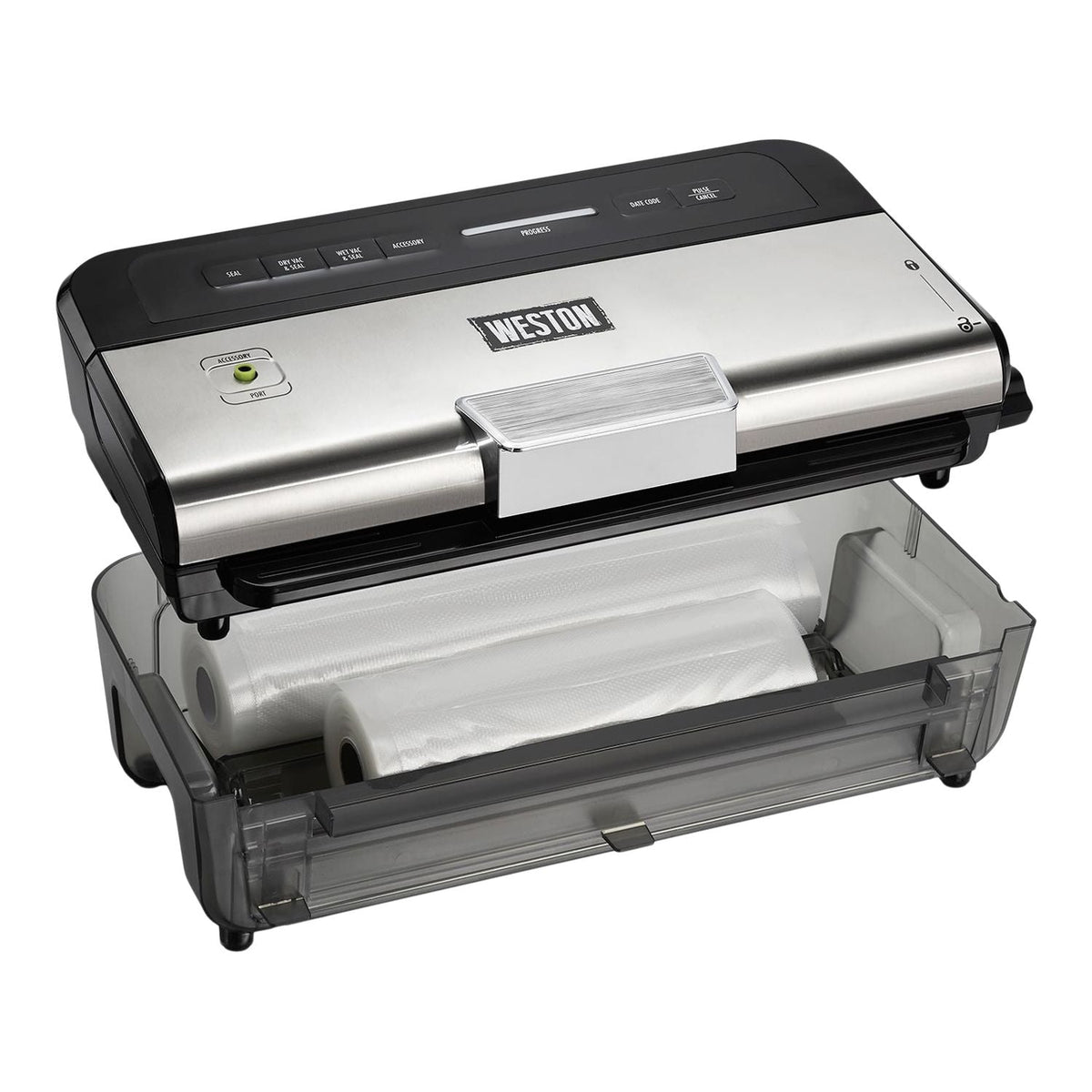 Wet & Dry Sealer 11-in Vacuum Sealer With Date Code Stamp, Black