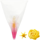 Disposable Piping Decorating Bag Tip Fuse, Clear, 6-pk, for Baking/Cake Decoration