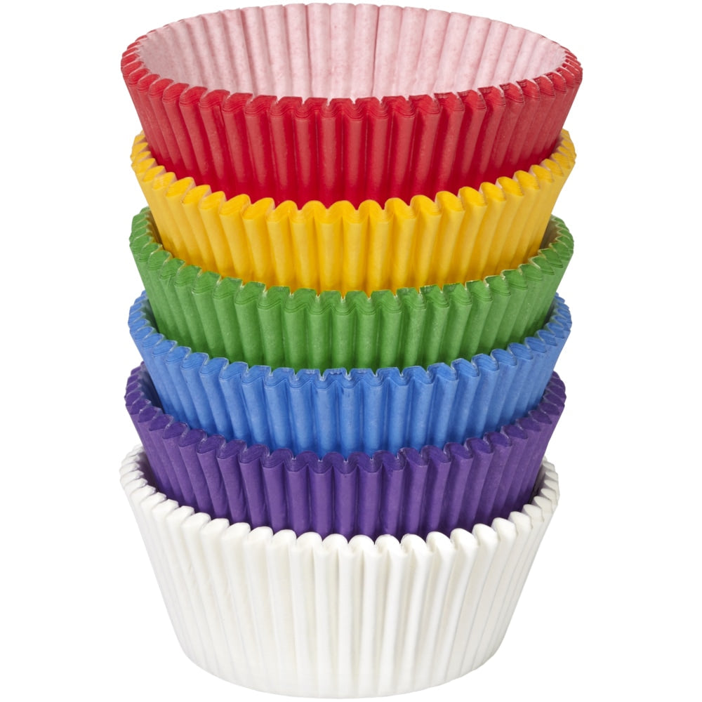 Paper Baking Cups, Rainbow, 2-in, 150-pk