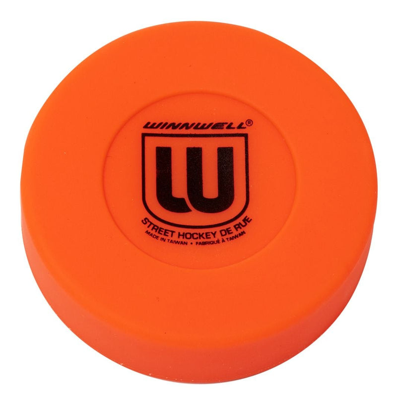 Street Hockey Medium Puck, Orange, 75mm, 50g H8