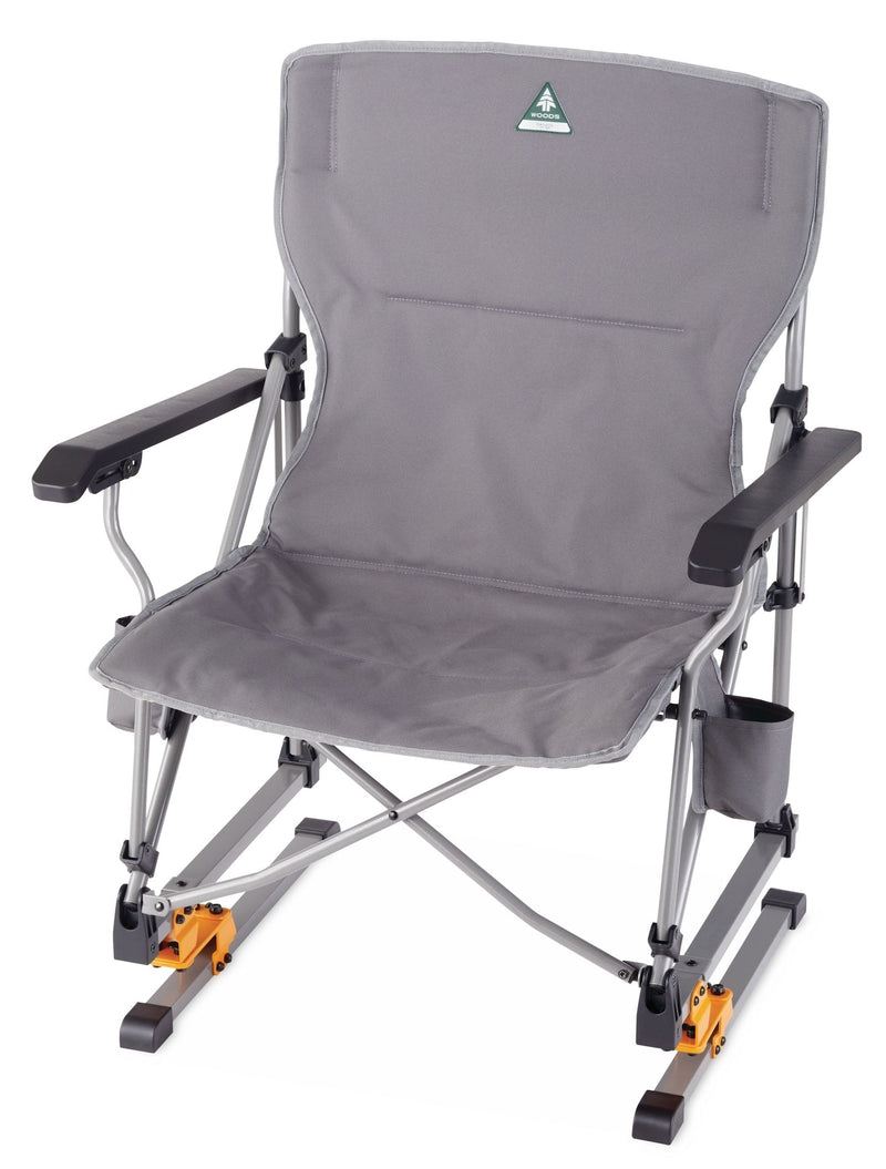 Bonavista Folding Camp Rocker Chair, Grey Z8