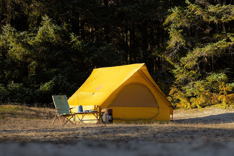 Heritage A-Frame 3-Season, 6-Person Camping Tent with 2-Doors, Rain Fly & Carry Bag T0